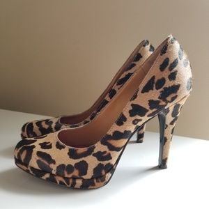 Nine West Leopard Print Heels